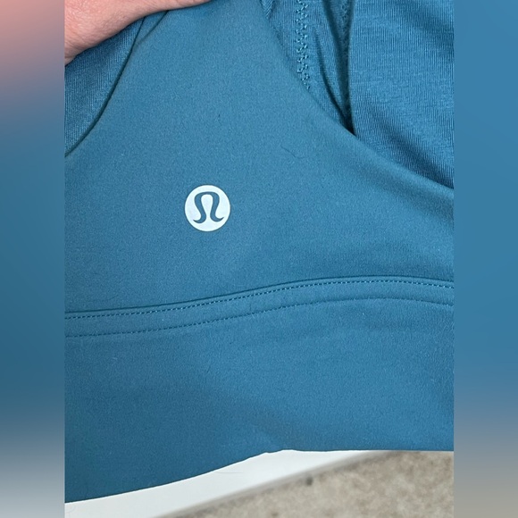 Lululemon Wunder Train Longline Bra Medium Support C/D Cup in Capture Blue - Picture 3 of 5